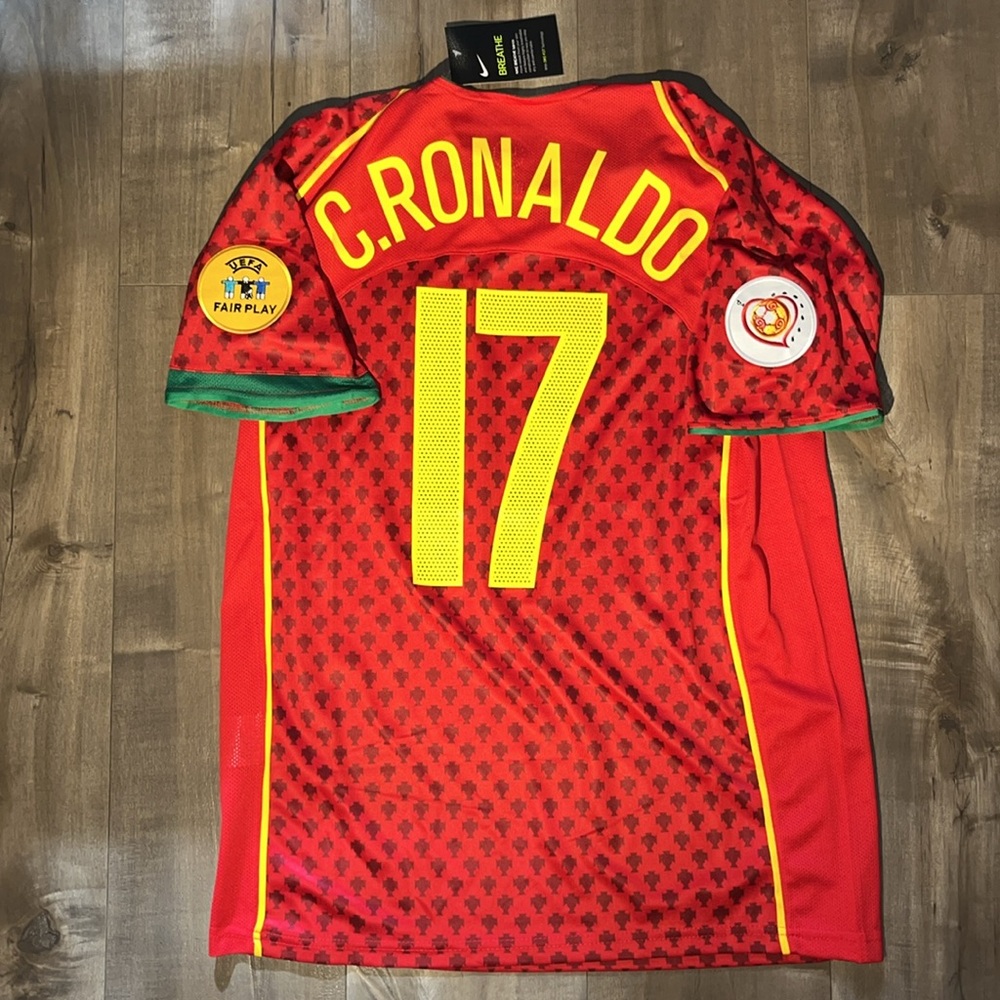 Cristiano Ronaldo Portugal Euro 2004 Nike Jersey